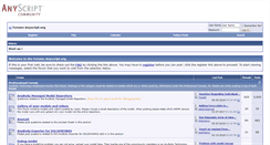 Desktop Screenshot of forum.anyscript.org