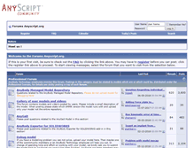 Tablet Screenshot of forum.anyscript.org